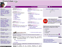 Tablet Screenshot of chiensderace.com